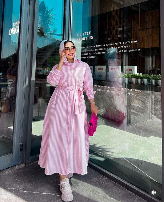 Pink Stripped dress