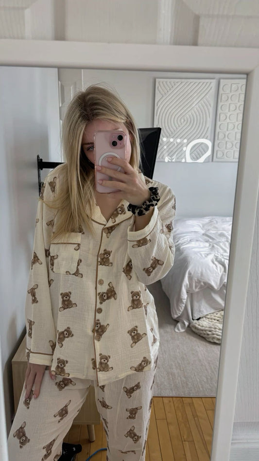 summer pajamas tedibear